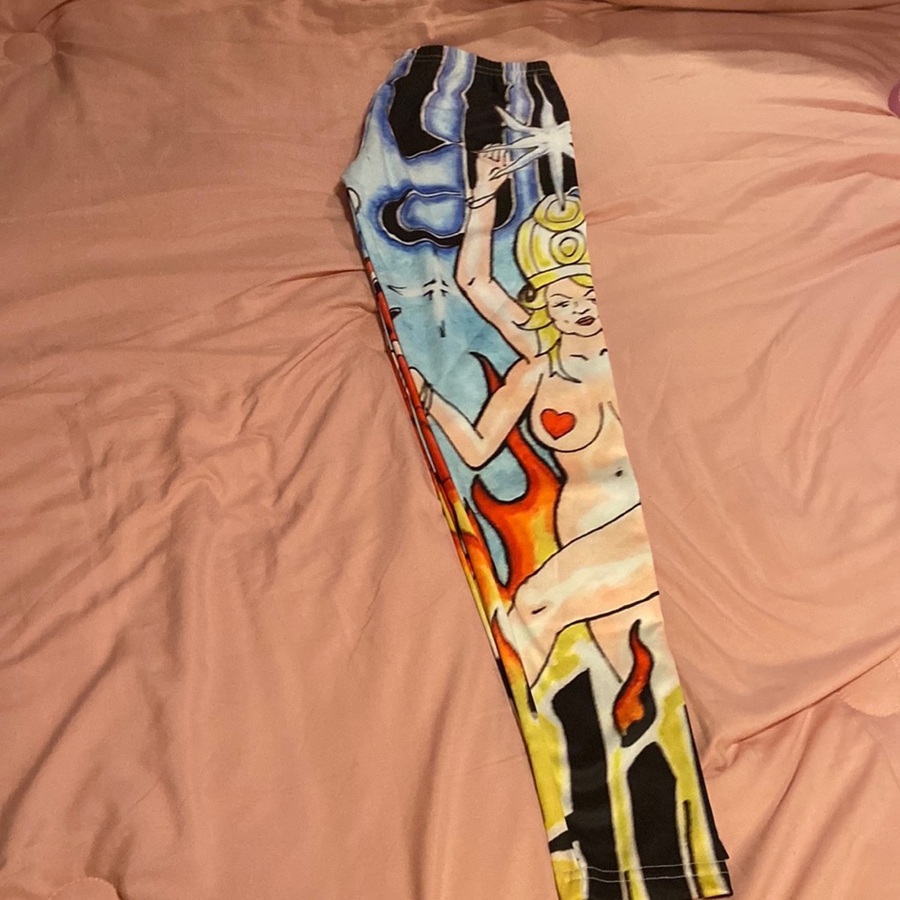 Ivy love album cover art leggings